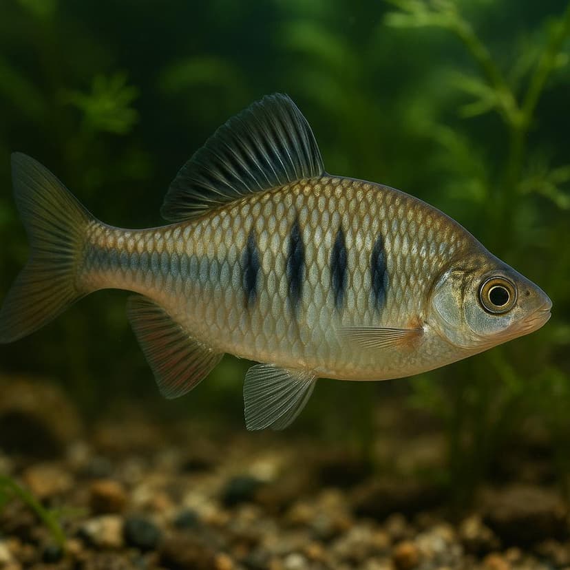 AI-generated illustration of Vietnamese bitterling