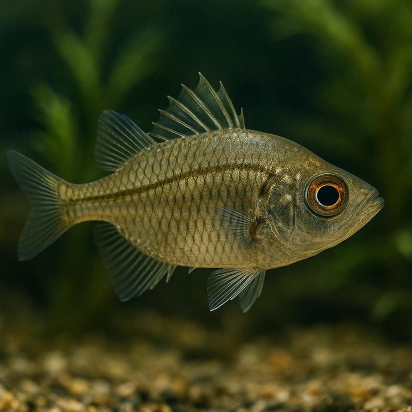 AI-generated illustration of Singapore glassy perchlet