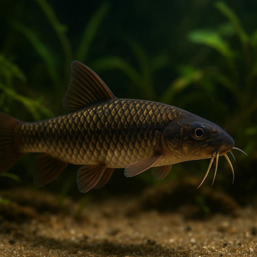 AI-generated illustration of Fire-eyed loach