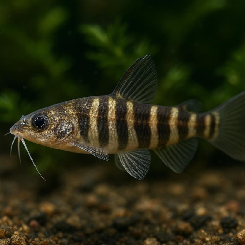 AI-generated illustration of Banded Batasio