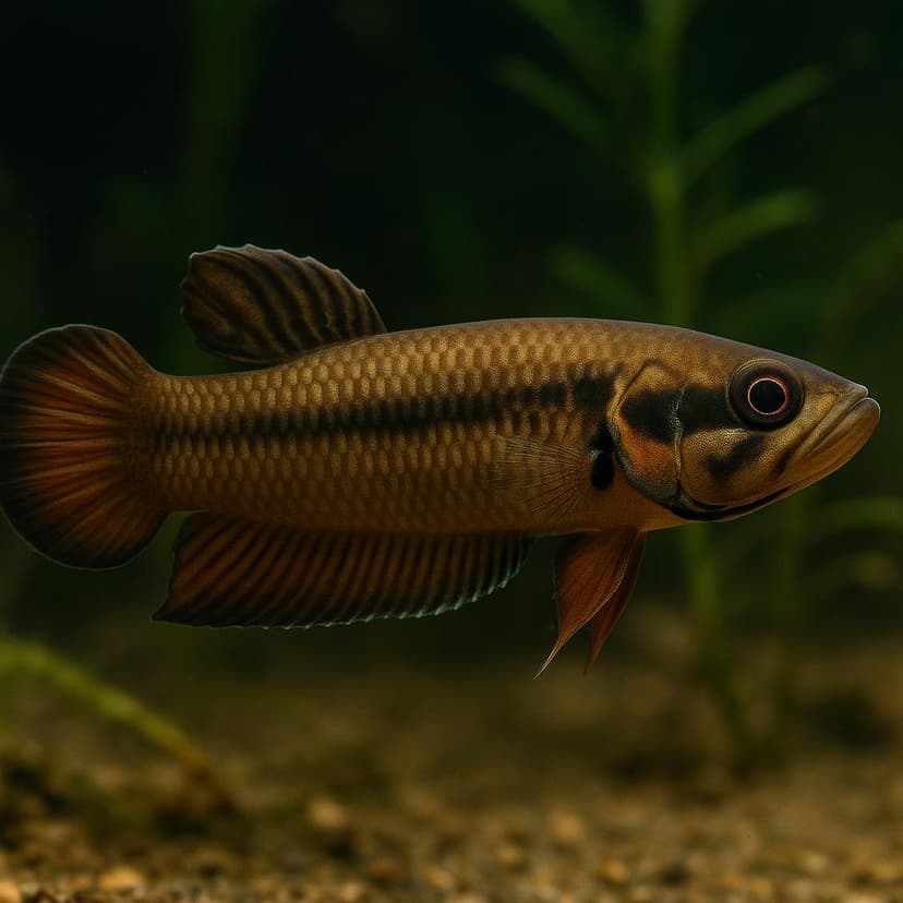 AI-generated illustration of Spotfin betta