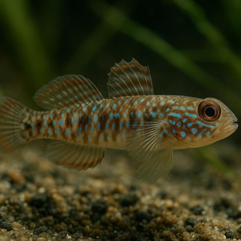 AI-generated illustration of Citrine goby