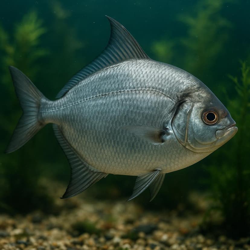 AI-generated illustration of Atlantic pomfret