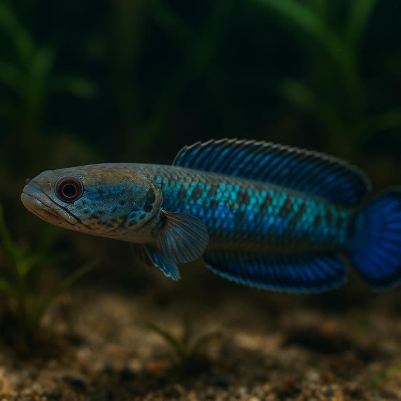 AI-generated illustration of Redspotted snakehead