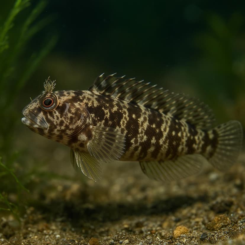 AI-generated illustration of Striped blenny