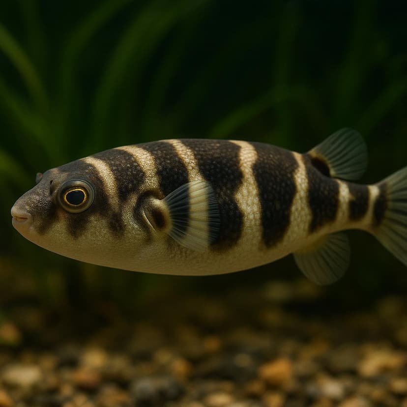 AI-generated illustration of Milkspotted puffer