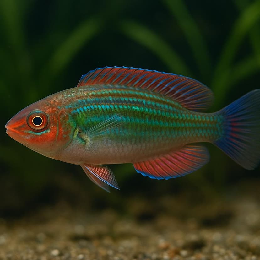 AI-generated illustration of Exquisite wrasse