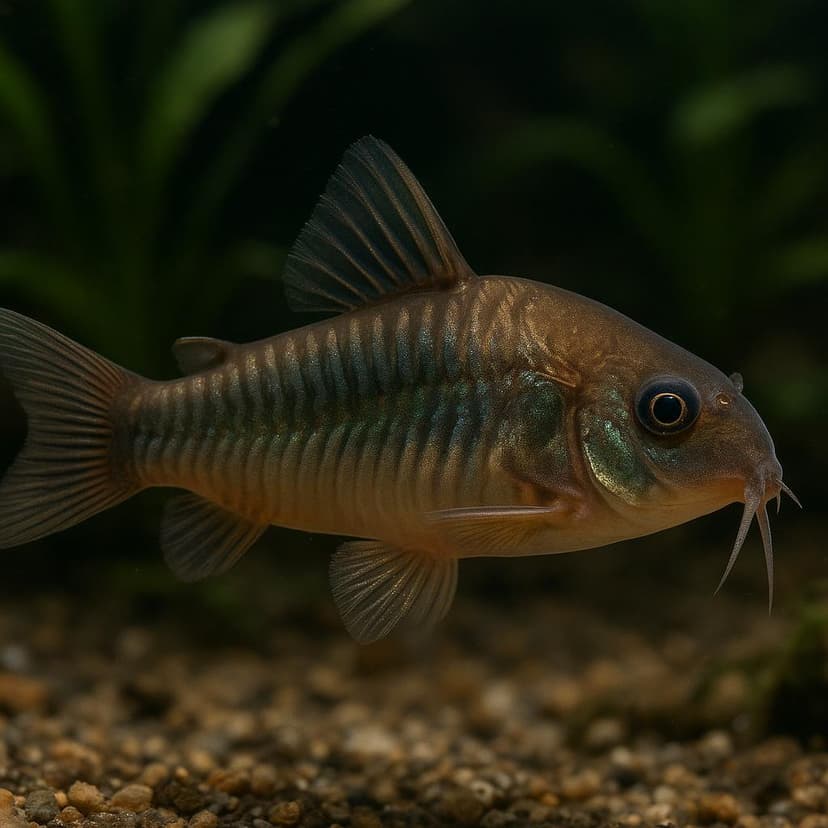 AI-generated illustration of Bronze Corydoras