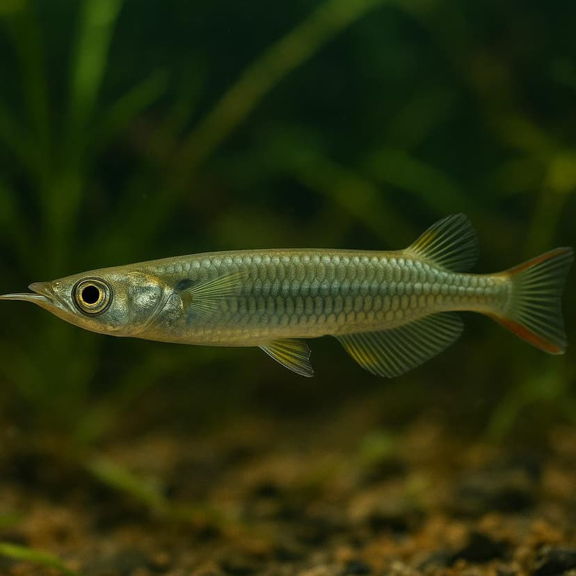 AI-generated illustration of Wrestling halfbeak
