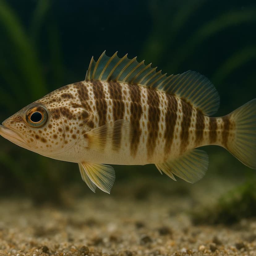 AI-generated illustration of Highfin sand perch