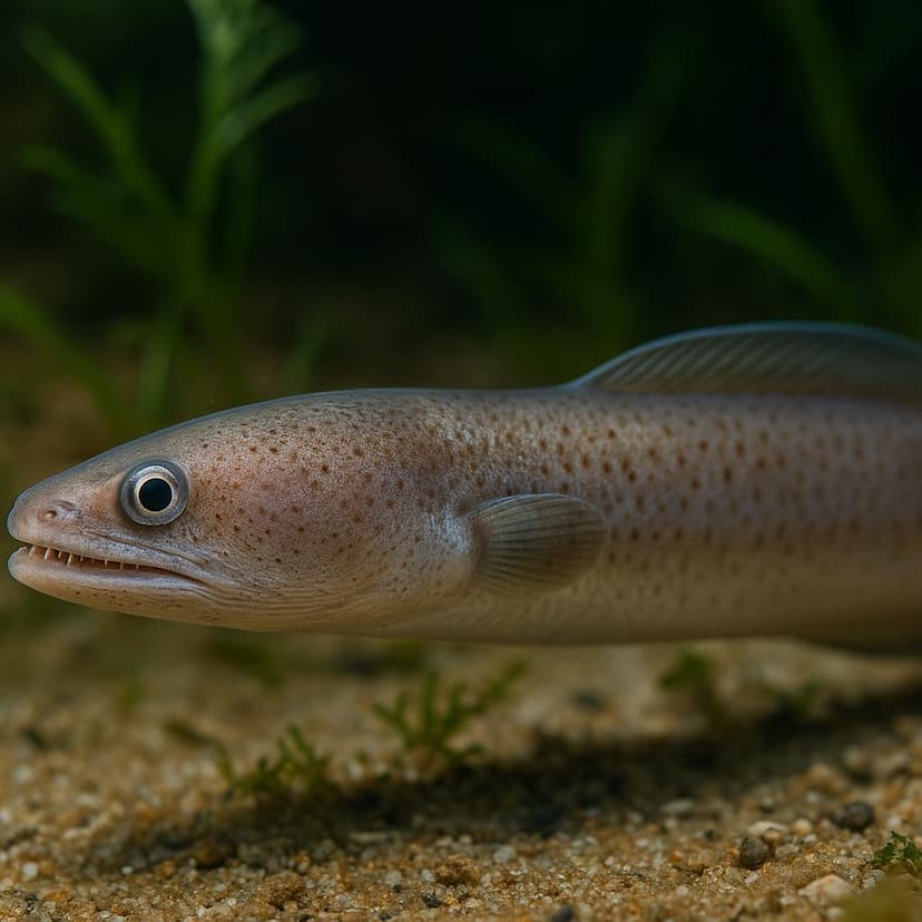 AI-generated illustration of Deep-water arrowtooth eel