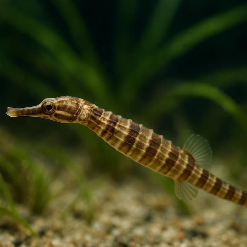 AI-generated illustration of Kaup's pipefish