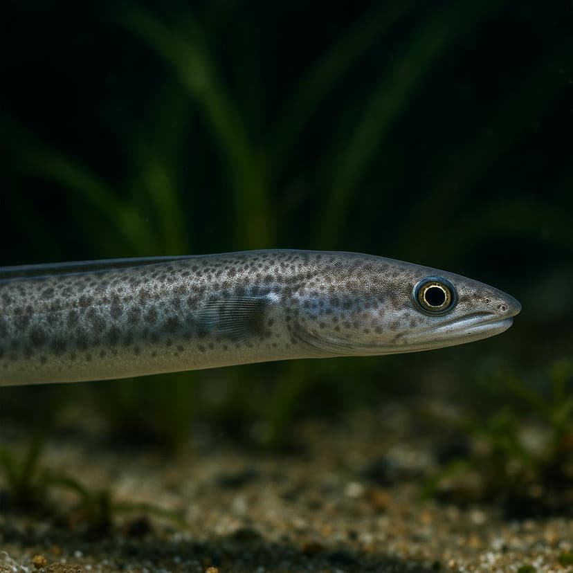 AI-generated illustration of Smith's witch eel