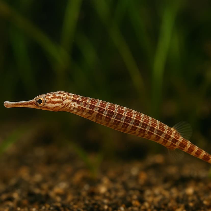 AI-generated illustration of Long tail pipefish