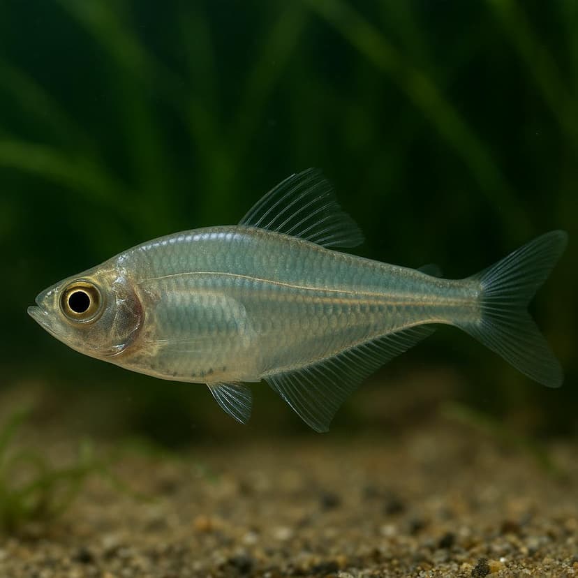 AI-generated illustration of Hyaline cardinalfish