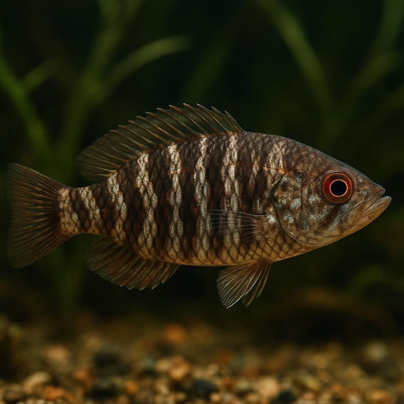 AI-generated illustration of Variegated cardinalfish