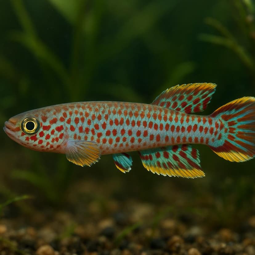 AI-generated illustration of Mo River killifish