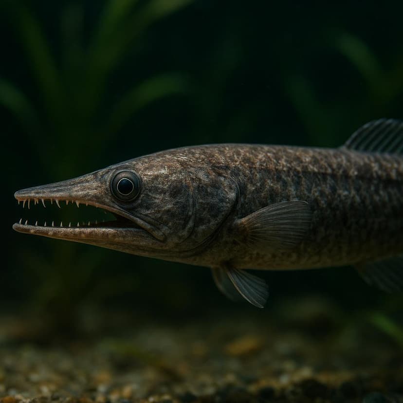 AI-generated illustration of Bertelsen's duckbill conger