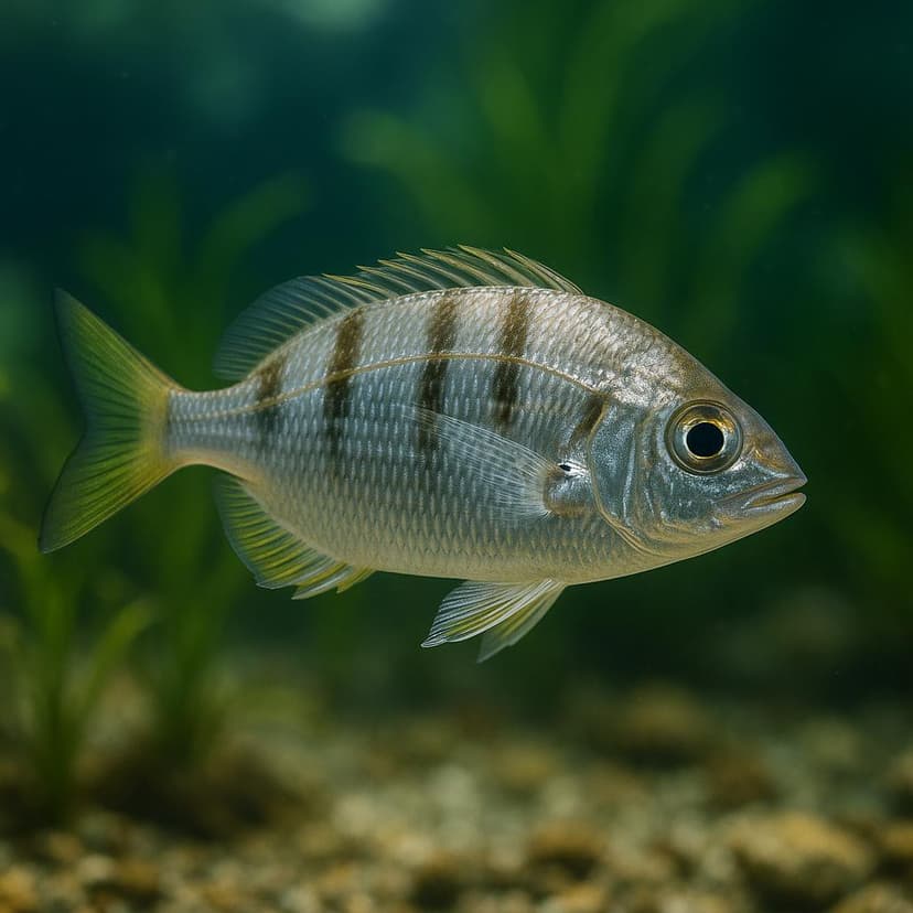 AI-generated illustration of Japanese silver-biddy