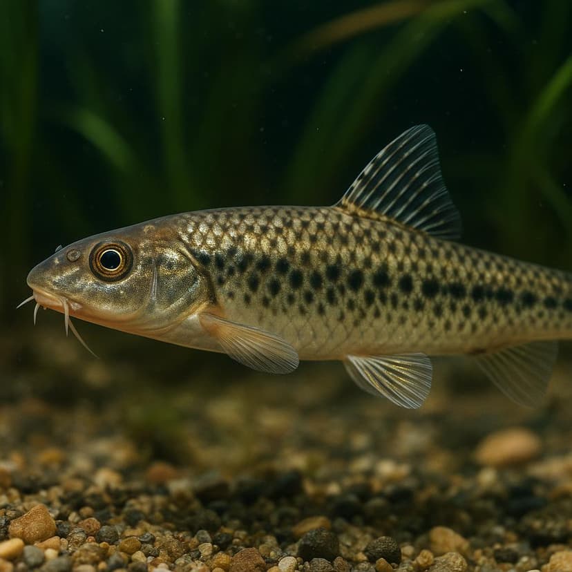 AI-generated illustration of European gudgeon