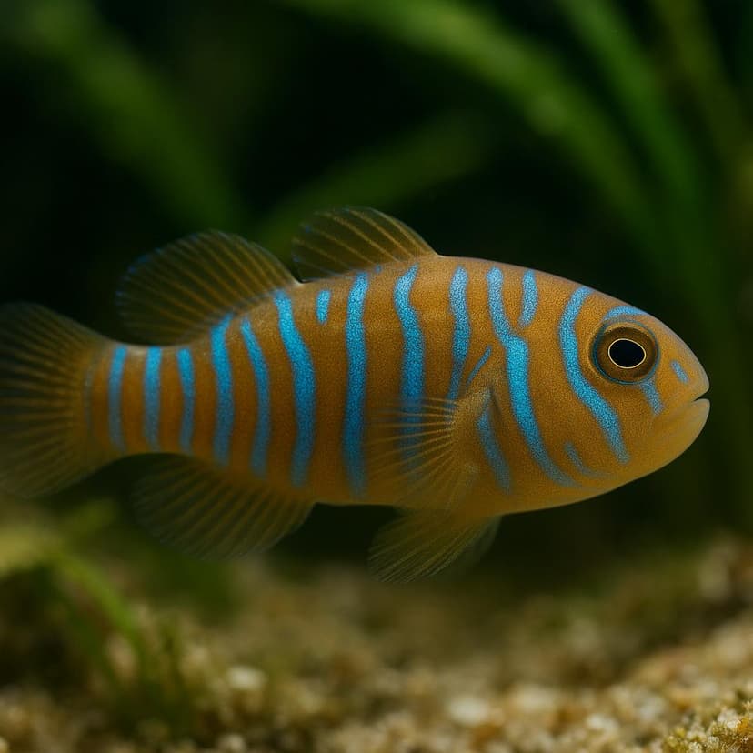 AI-generated illustration of Needlespine coral goby