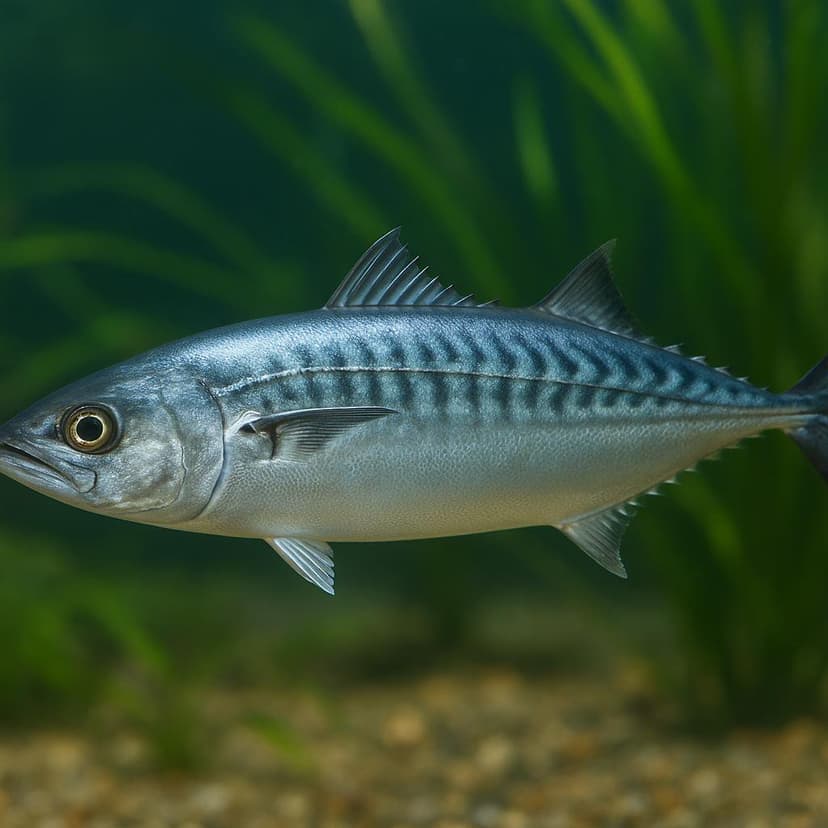 AI-generated illustration of Shark mackerel