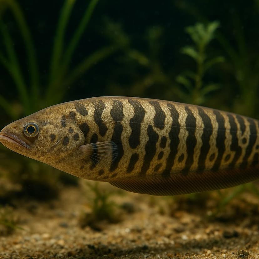 AI-generated illustration of Darwin's knifefish