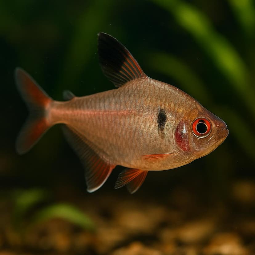 AI-generated illustration of Rosy Tetra