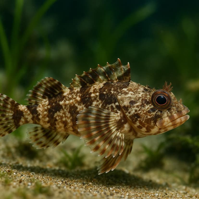 AI-generated illustration of Frogmouth sculpin