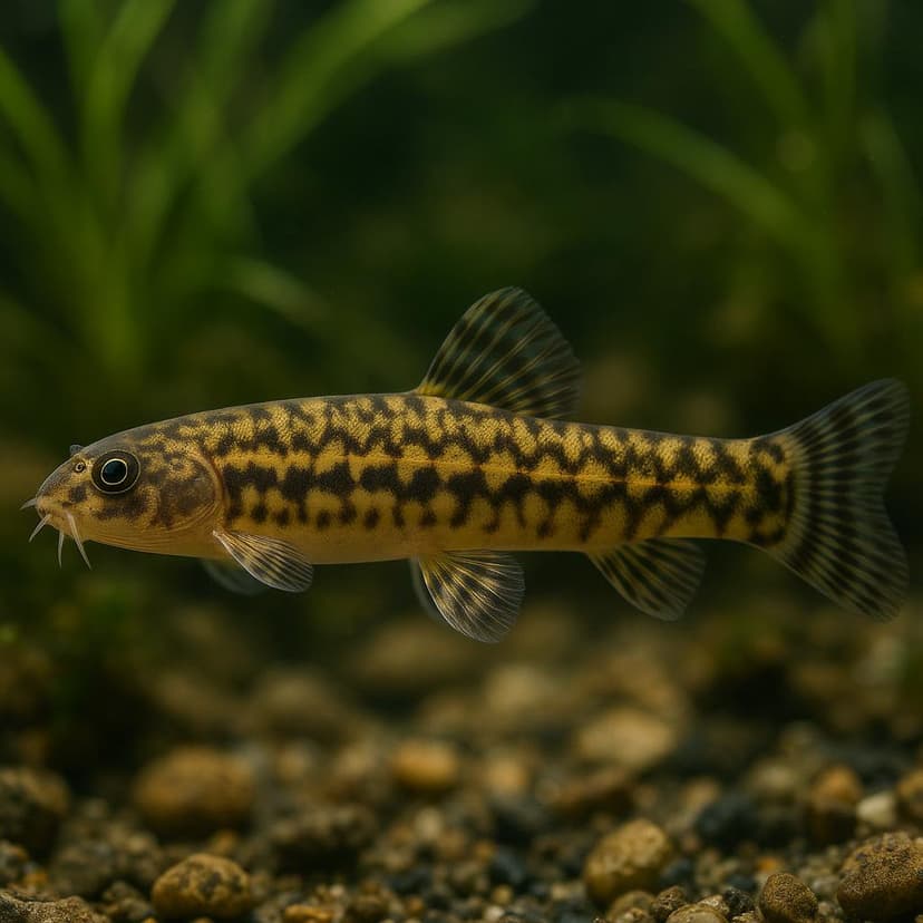 AI-generated illustration of Evezard's loach