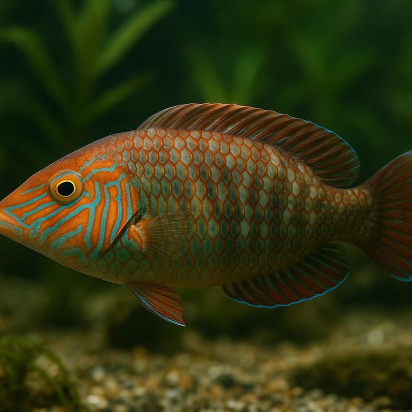 AI-generated illustration of Blackspot razorfish