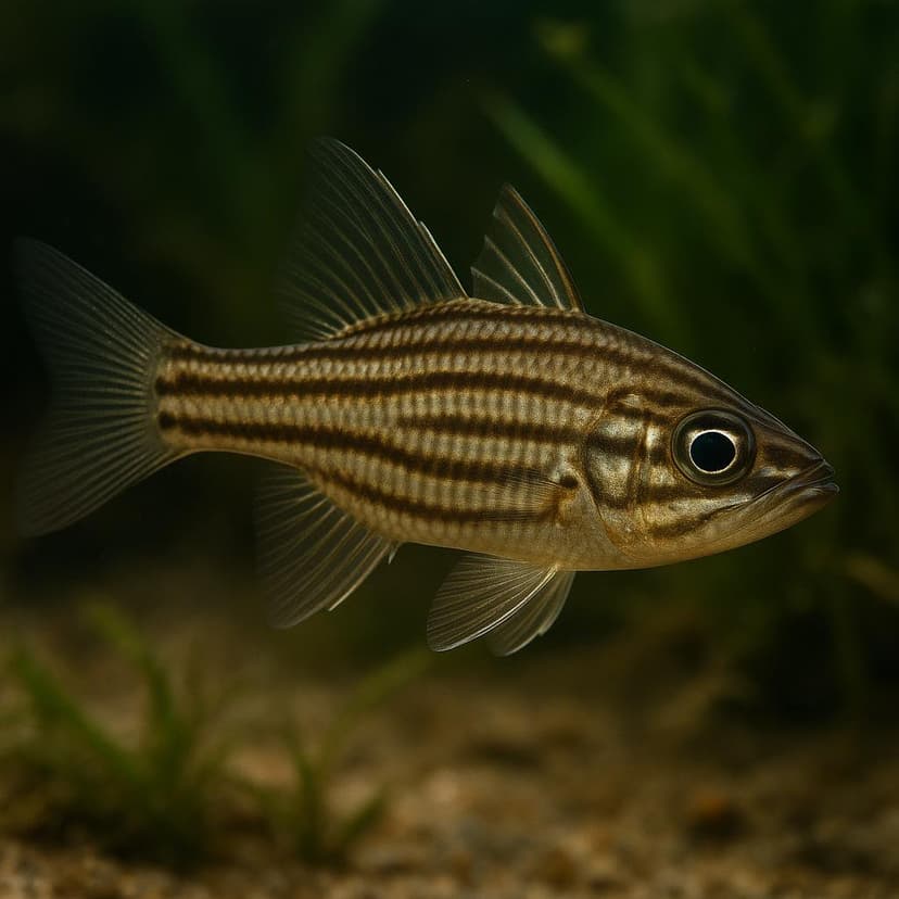 AI-generated illustration of Indian perch