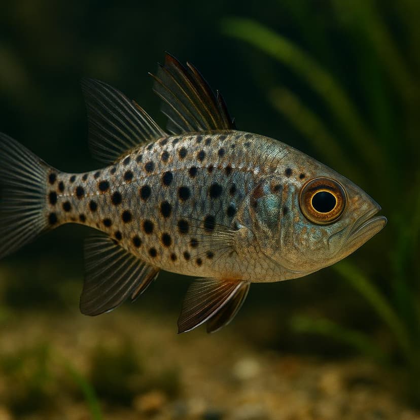 AI-generated illustration of Pearly-finned cardinalfish