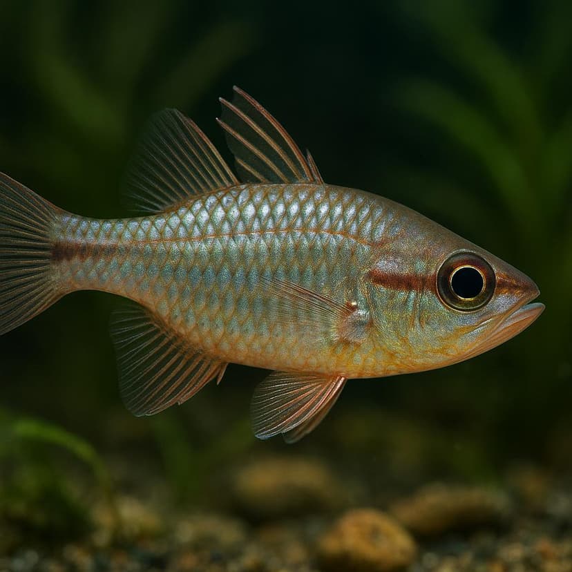 AI-generated illustration of Tchefou cardinalfish