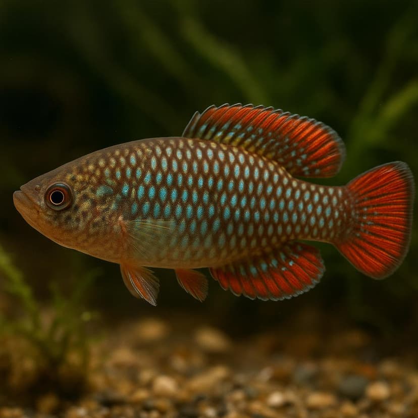 AI-generated illustration of American flagfish