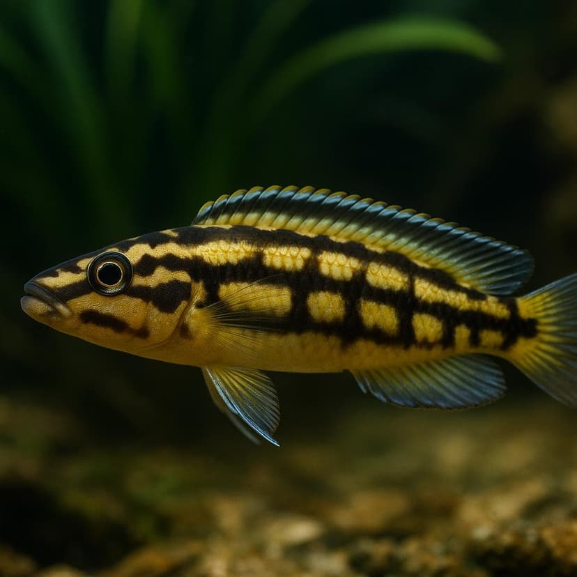 AI-generated illustration of Golden Julie