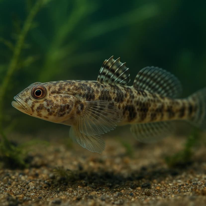 AI-generated illustration of Danube delta dwarf goby