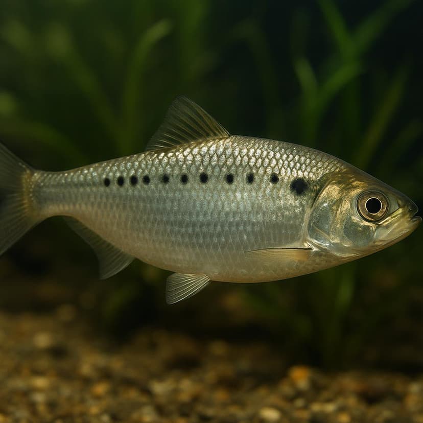 AI-generated illustration of Dotted gizzard shad