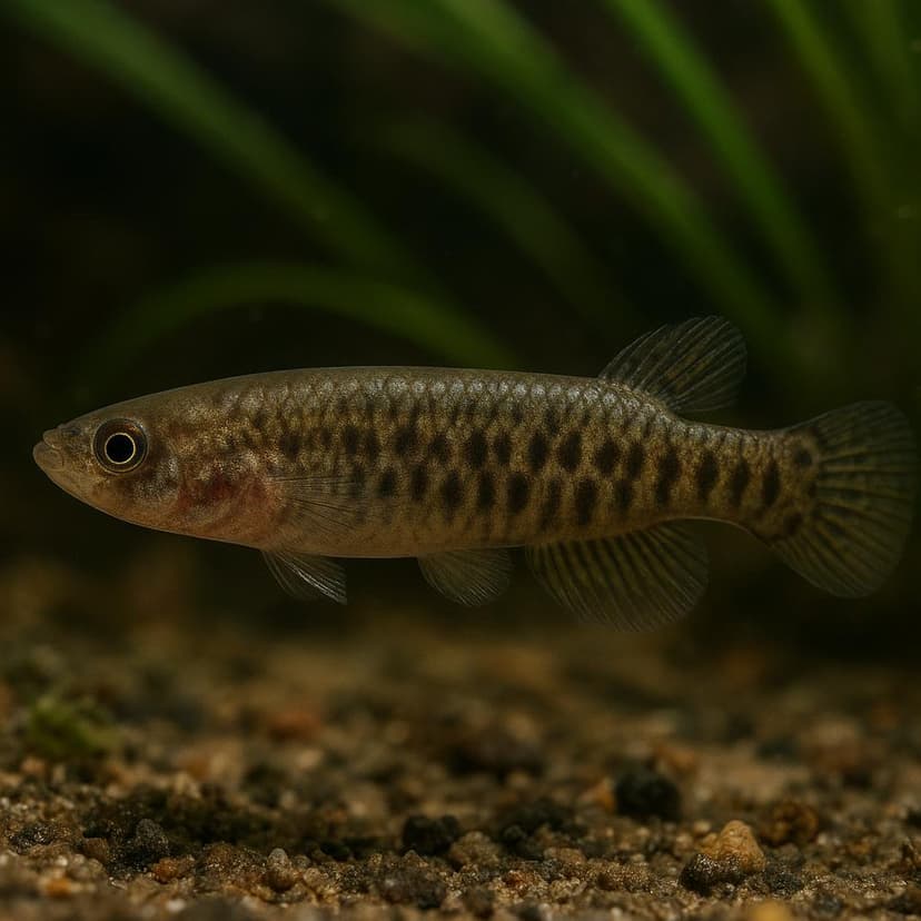 AI-generated illustration of Gracile rivulus (Kryptolebias)