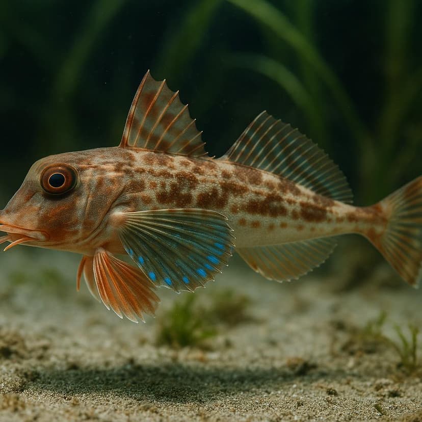 AI-generated illustration of Vaubans gurnard