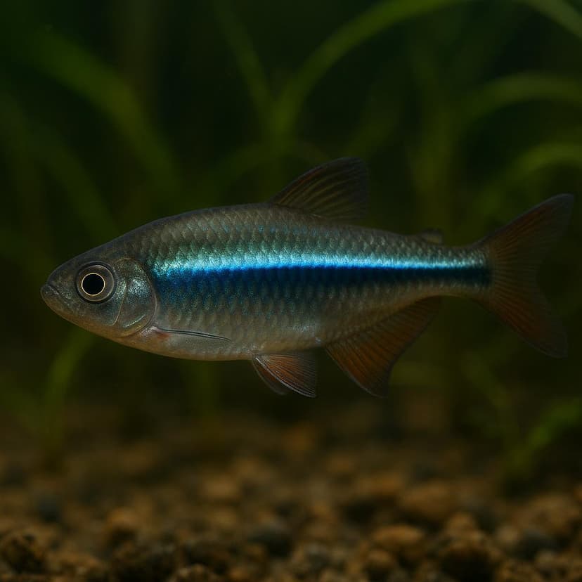 AI-generated illustration of Glow Light Tetra