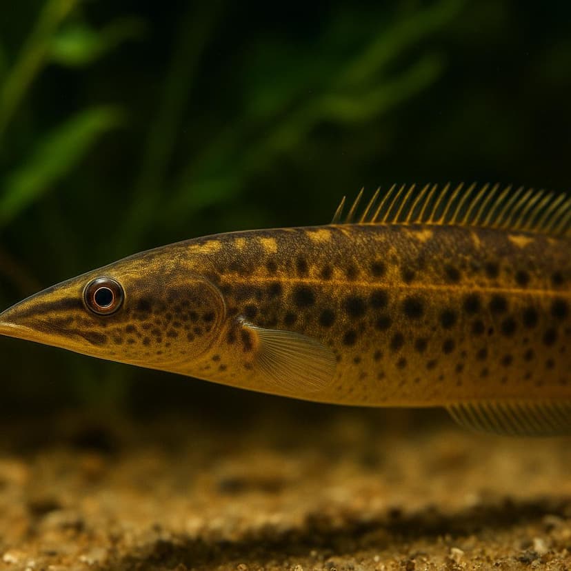 AI-generated illustration of Golden spiny eel