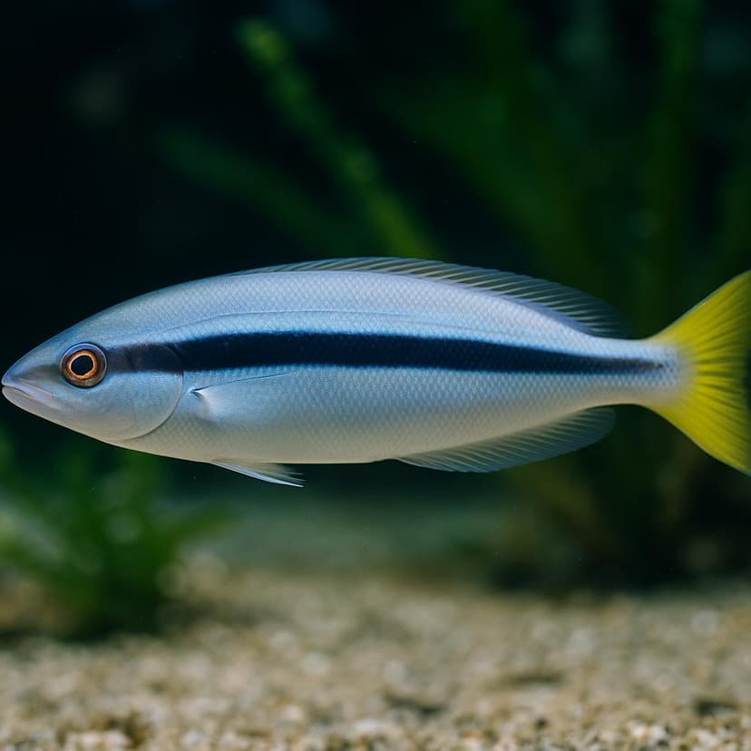 AI-generated illustration of Blue blanquillo