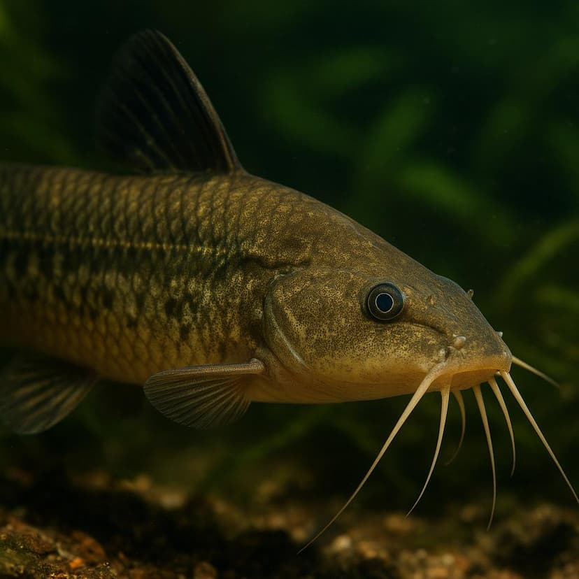 AI-generated illustration of Flathead long-whiskered catfish
