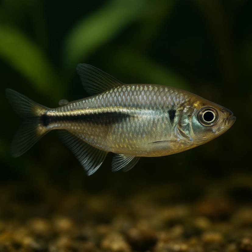 AI-generated illustration of Lambari (Mimagoniates rheocharis)