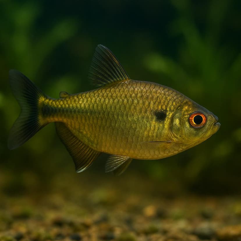 AI-generated illustration of Moenkhausia aurantia