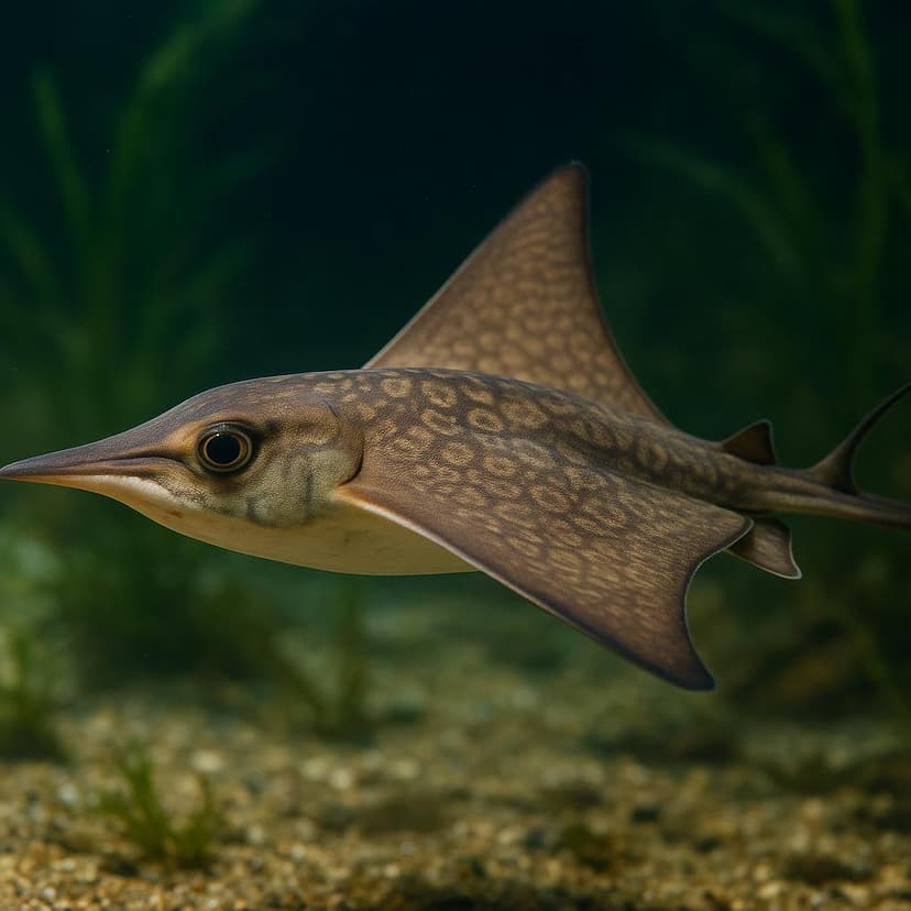 AI-generated illustration of Longnose eagle ray