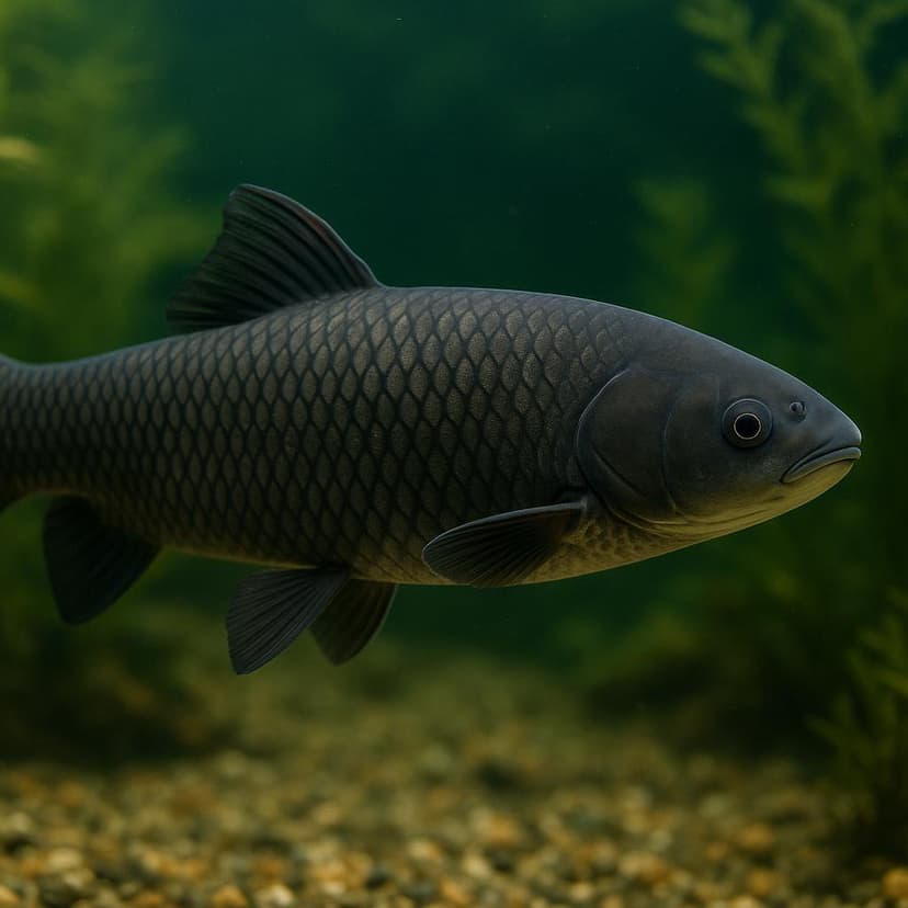 AI-generated illustration of Black carp