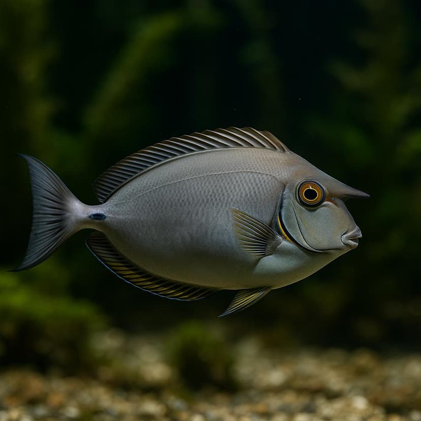 AI-generated illustration of Humpback unicornfish