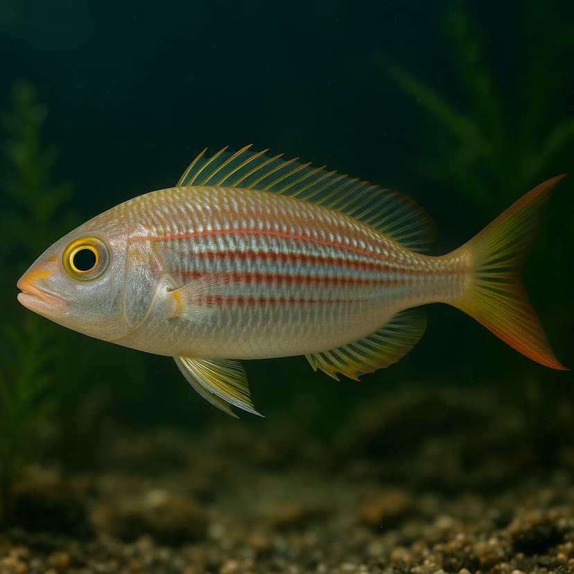 AI-generated illustration of Theodore's threadfin bream